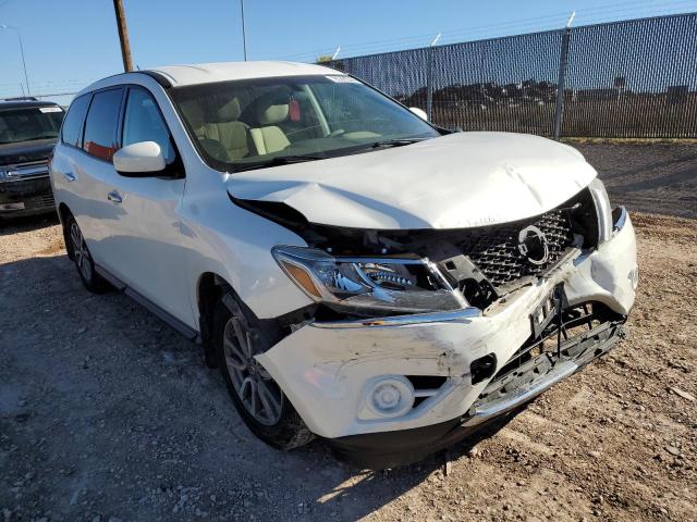 5N1AR2MM8EC686535 - 2014 NISSAN PATHFINDER S WHITE photo 1