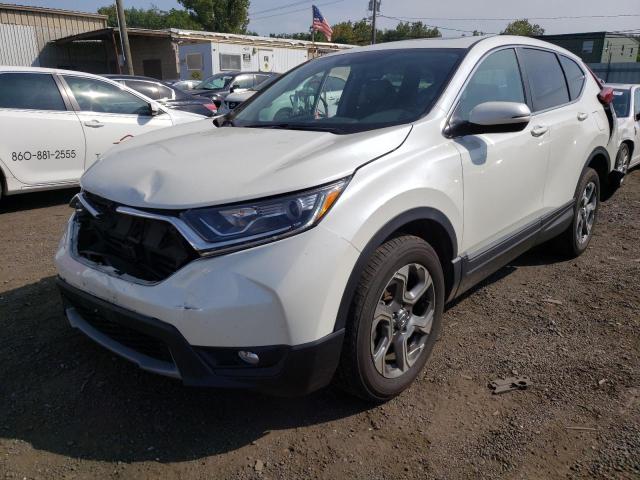 5J6RW2H8XJL033447 - 2018 HONDA CR-V EXL WHITE photo 1