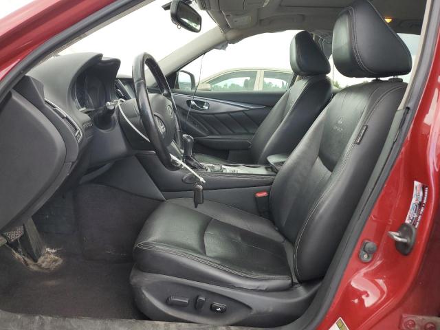 JN1BV7AR6EM681395 - 2014 INFINITI Q50 BASE Qırmızı foto 7