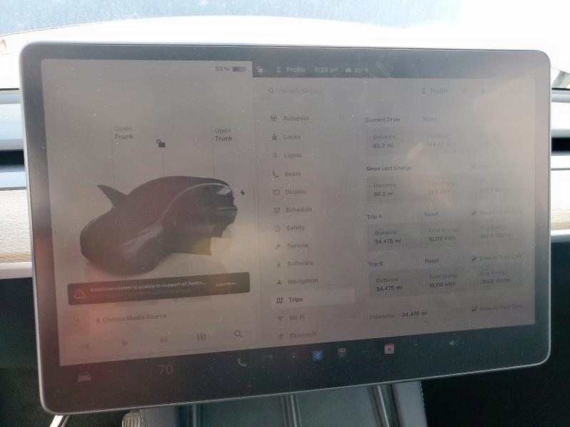 7SAYGDEE4RA233162 - 2024 TESLA MODEL Y CHARCOAL photo 9