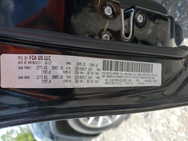 1C4PJMAS1HD218553 - 2017 JEEP CHEROKEE SPORT 黑色 照片 12