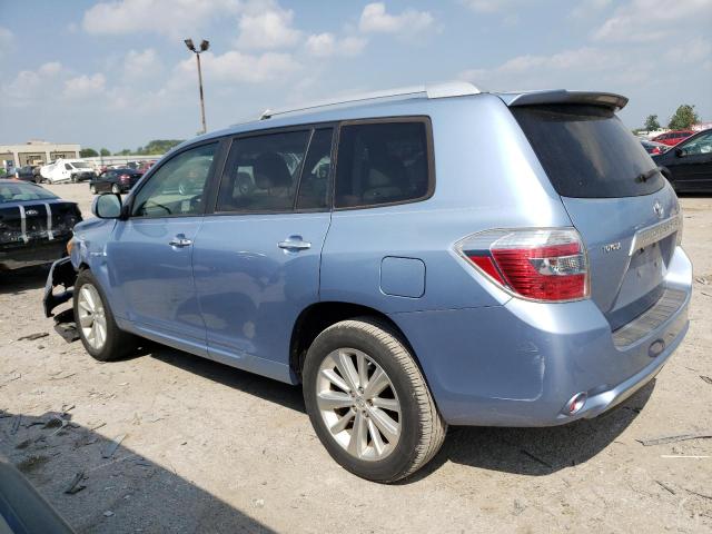 JTEEW41A382022735 - 2008 TOYOTA HIGHLANDER HYBRID BLUE photo 2