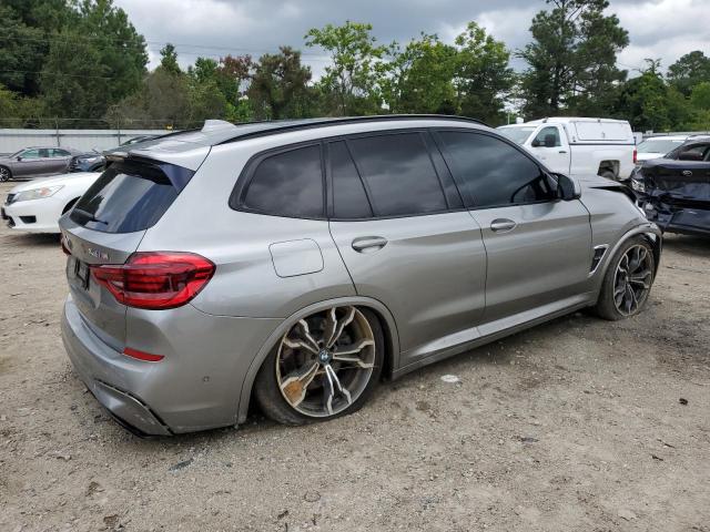 5YMTS0C08L9B72077 - 2020 BMW X3 M COMPETITION SILVER photo 3