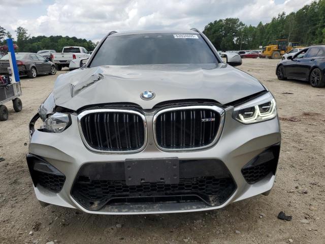 5YMTS0C08L9B72077 - 2020 BMW X3 M COMPETITION SILVER photo 5