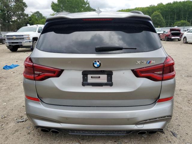 5YMTS0C08L9B72077 - 2020 BMW X3 M COMPETITION SILVER photo 6