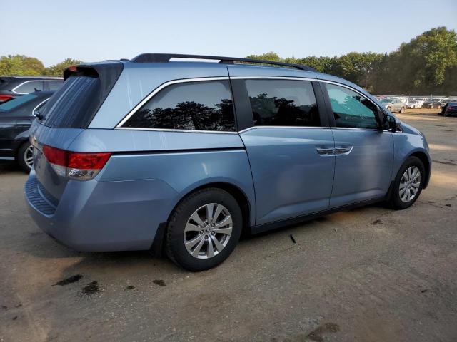 5FNRL5H69EB068343 - 2014 HONDA ODYSSEY EXL BLUE photo 3