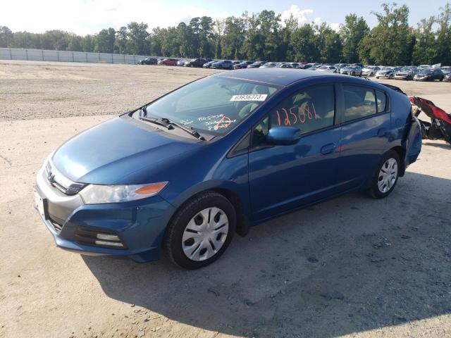 JHMZE2H53ES002890 - 2014 HONDA INSIGHT LX BLUE photo 1