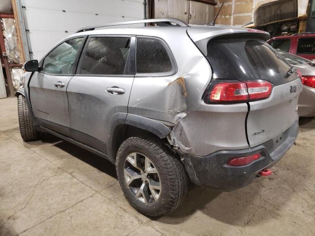 1C4PJMBS1FW779657 - 2015 JEEP CHEROKEE TRAILHAWK 灰色 照片 2