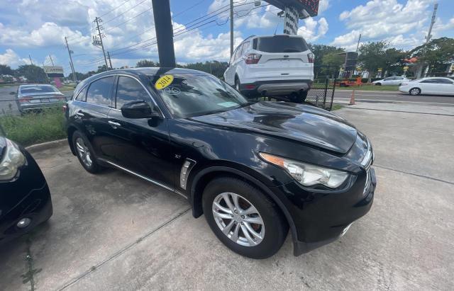 JN8CS1MU6EM452131 - 2014 INFINITI QX70 BLACK photo 1