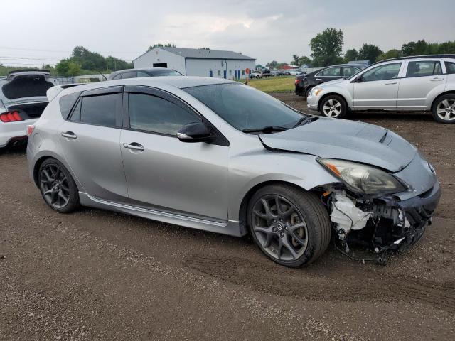 JM1BL1L46D1748367 - 2013 MAZDA SPEED 3 SILVER photo 4