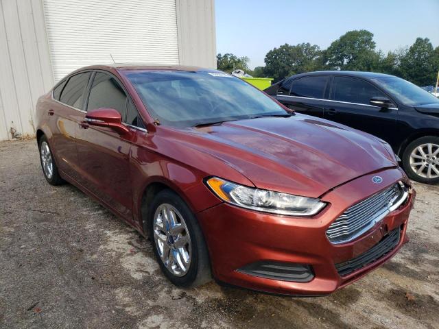 3FA6P0H7XER113829 - 2014 FORD FUSION SE RED photo 4