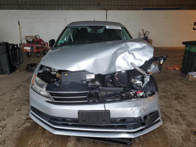 3VW2K7AJ6FM401171 - 2015 VOLKSWAGEN JETTA BASE SILVER photo 5