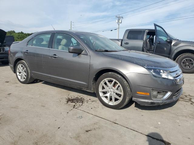 3FAHP0JA4BR112220 - 2011 FORD FUSION SEL GRAY photo 4