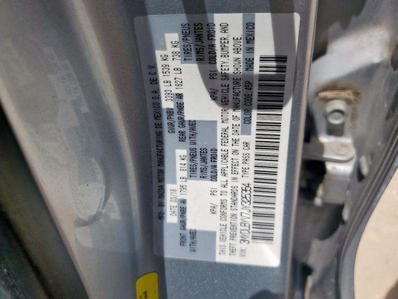3MYDLBYV7JY325354 - 2018 TOYOTA YARIS IA SILVER photo 13