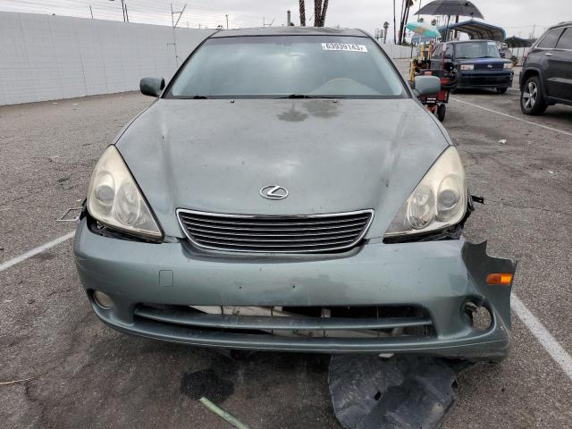 JTHBA30G255128219 - 2005 LEXUS ES 330 GREEN photo 5