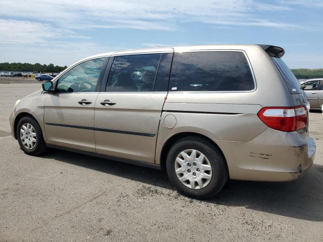 5FNRL38247B129490 - 2007 HONDA ODYSSEY LX TAN photo 2