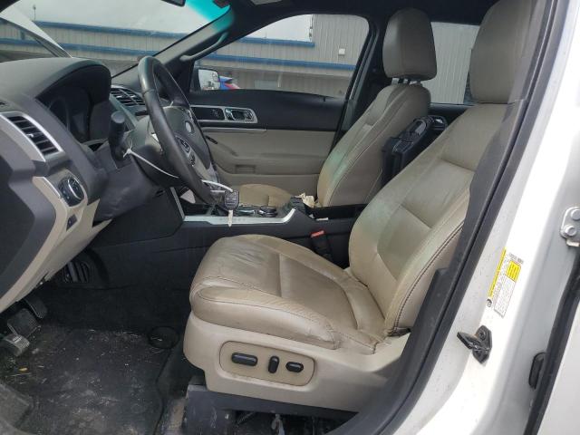 1FM5K8D80EGB89144 - 2014 FORD EXPLORER XLT თეთრი ფოტო 7