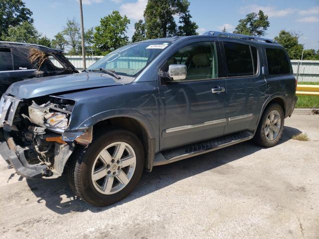 5N1BA0NC9BN611669 - 2011 NISSAN ARMADA SV BLUE photo 1