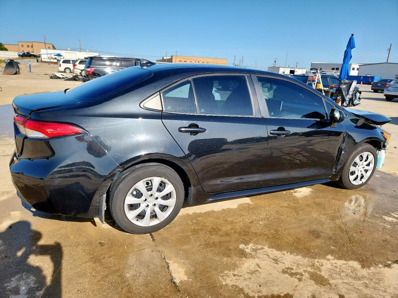 5YFEPRAE9LP129591 - 2020 TOYOTA COROLLA LE BLACK photo 3