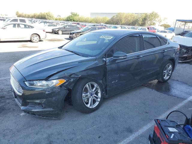 3FA6P0LU4FR226173 - 2015 FORD FUSION SE HYBRID GRAY photo 1