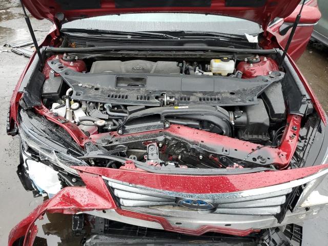 4T1B21FB8KU003124 - 2019 TOYOTA AVALON XLE RED photo 11