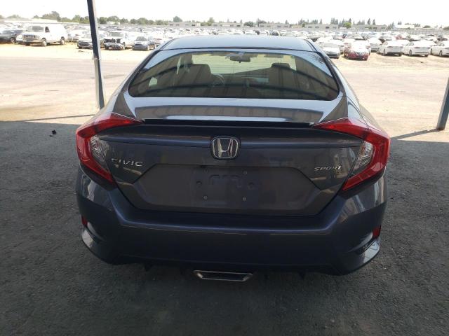 19XFC2F81ME203244 - 2021 HONDA CIVIC SPORT ნაცრისფერი ფოტო 6