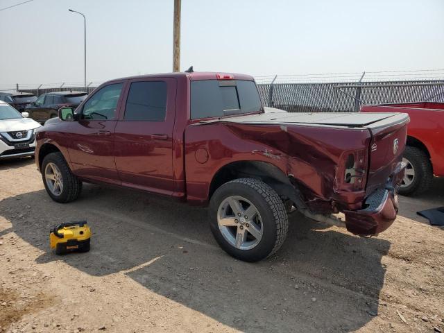 1C6RR7MT9JS202696 - 2018 RAM 1500 SPORT BURGUNDY photo 2