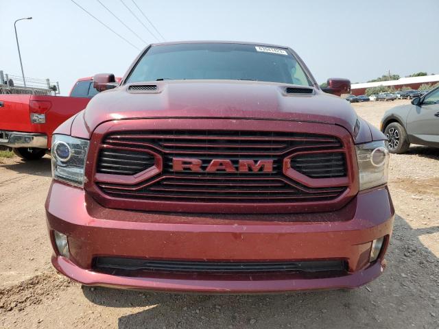 1C6RR7MT9JS202696 - 2018 RAM 1500 SPORT BURGUNDY photo 5