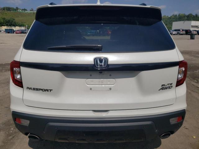 5FNYF8H02LB016856 - 2020 HONDA PASSPORT ELITE WHITE photo 6