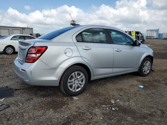 1G1JB5SH3H4163527 - 2017 CHEVROLET SONIC LS SILVER photo 3