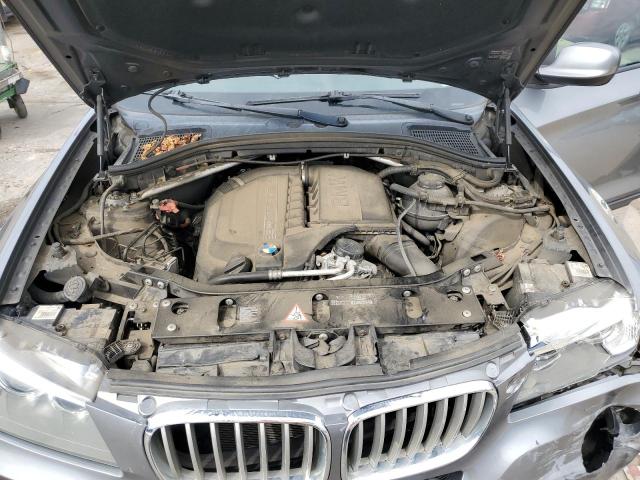 5UXWX7C54DL978414 - 2013 BMW X3 XDRIVE35I GRAY photo 12