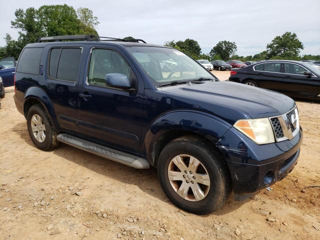 5N1AR18W16C604748 - 2006 NISSAN PATHFINDER LE BLUE photo 4