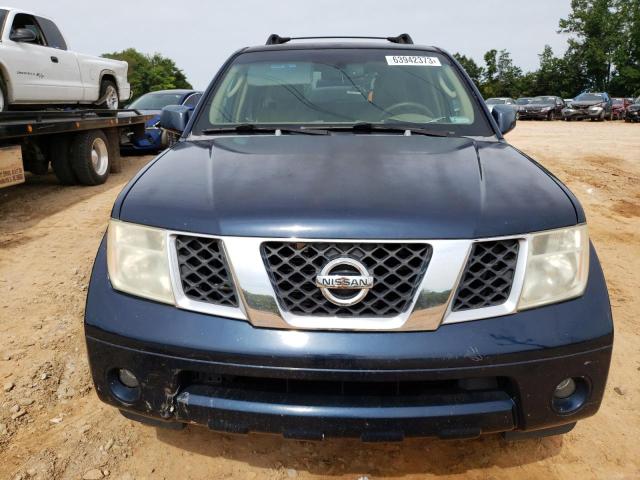 5N1AR18W16C604748 - 2006 NISSAN PATHFINDER LE BLUE photo 5