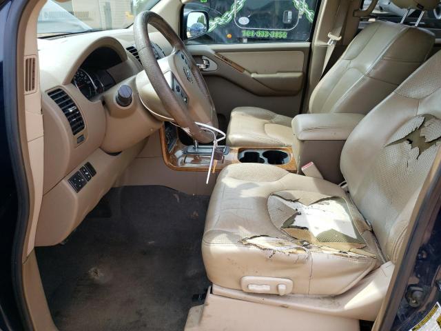 5N1AR18W16C604748 - 2006 NISSAN PATHFINDER LE BLUE photo 7