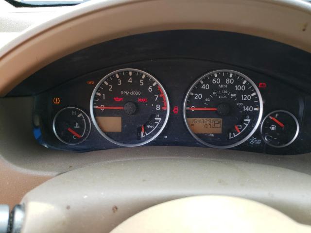 5N1AR18W16C604748 - 2006 NISSAN PATHFINDER LE BLUE photo 9