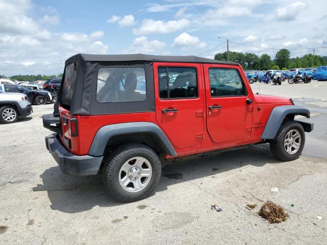 1C4BJWDG9GL302542 - 2016 JEEP WRANGLER U SPORT Червоний фото 3