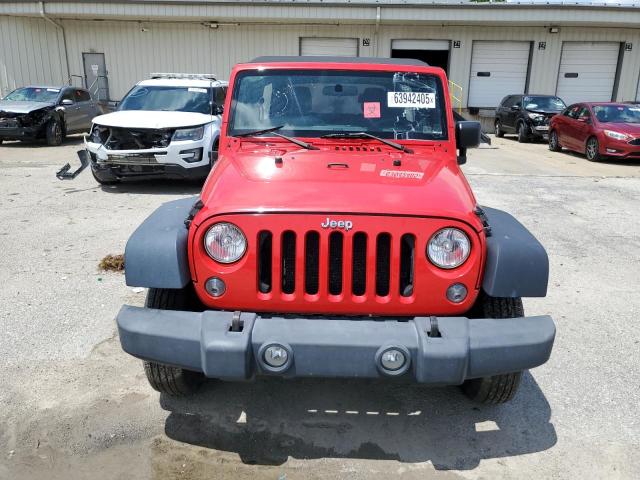 1C4BJWDG9GL302542 - 2016 JEEP WRANGLER U SPORT Червоний фото 5