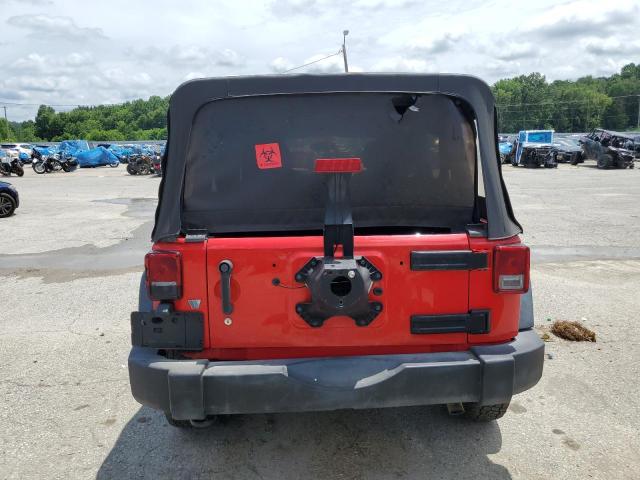 1C4BJWDG9GL302542 - 2016 JEEP WRANGLER U SPORT Червоний фото 6