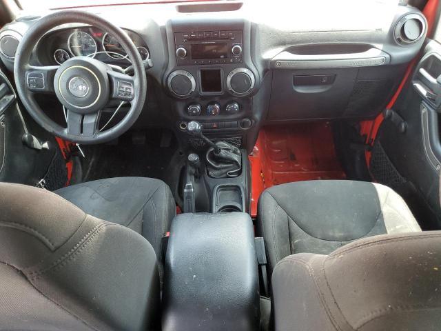 1C4BJWDG9GL302542 - 2016 JEEP WRANGLER U SPORT Червоний фото 8