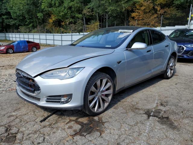 5YJSA1CP7DFP05602 - 2013 TESLA MODEL S Gümüş foto 1