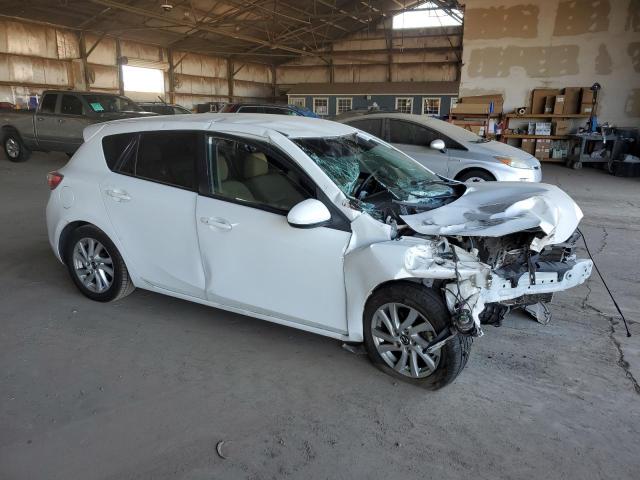 JM1BL1LPXD1831102 - 2013 MAZDA 3 I WHITE photo 4