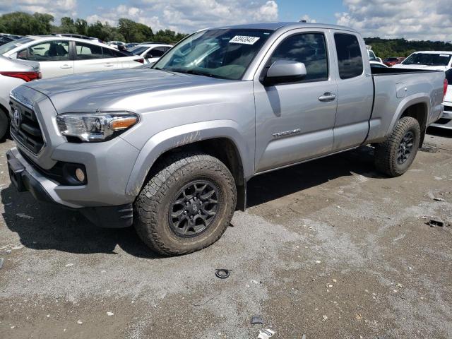 5TFSZ5AN1HX057932 - 2017 TOYOTA TACOMA ACCESS CAB ვერცხლისფერი ფოტო 1