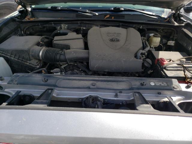 5TFSZ5AN1HX057932 - 2017 TOYOTA TACOMA ACCESS CAB ვერცხლისფერი ფოტო 11