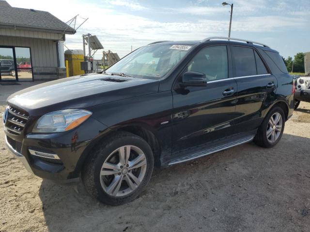 4JGDA5HB5CA027352 - 2012 MERCEDES-BENZ ML 350 4MATIC BLACK photo 1
