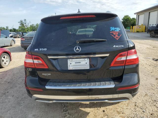 4JGDA5HB5CA027352 - 2012 MERCEDES-BENZ ML 350 4MATIC BLACK photo 6