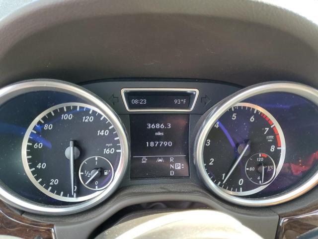 4JGDA5HB5CA027352 - 2012 MERCEDES-BENZ ML 350 4MATIC BLACK photo 9