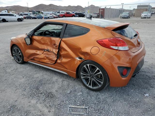 KMHTC6AE7GU252473 - 2016 HYUNDAI VELOSTER TURBO ORANGE photo 2