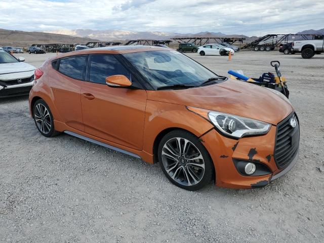 KMHTC6AE7GU252473 - 2016 HYUNDAI VELOSTER TURBO ORANGE photo 4