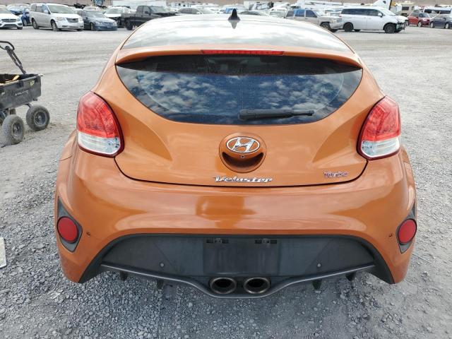 KMHTC6AE7GU252473 - 2016 HYUNDAI VELOSTER TURBO ORANGE photo 6