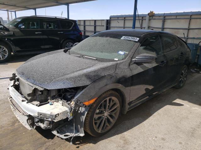 SHHFK7H42MU207581 - 2021 HONDA CIVIC SPORT შავი ფოტო 1